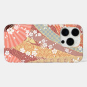 Japanisches Kimono-Muster Case-Mate iPhone Hülle (Rückseite (Horizontal))