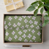 Japanisches KIMONO Textil, Floret Muster Seidenpapier (Geschenk)