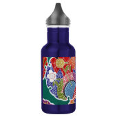 Japanisches KIMONO Textil, Floret Muster Trinkflasche (Links)