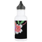 Japanisches KIMONO Textil, Floret Muster Trinkflasche (Rechts)