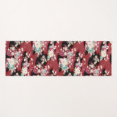 Japanisches KIMONO Textil, Floret Muster Yogamatte (Vorderseite (Horizontal))