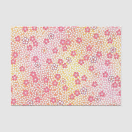 Japanisches KIMONO Textil, Kirschblütenmuster Seidenpapier