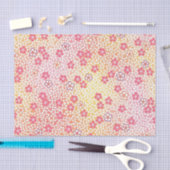 Japanisches KIMONO Textil, Kirschblütenmuster Seidenpapier (Handwerk)