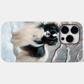 Japanisches Kinn Let It Snow Weihnachten Case-Mate iPhone Hülle (Rückseite (Horizontal))