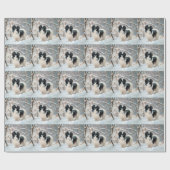 Japanisches Kinn Let It Snow Weihnachten Geschenkpapier (Flach)