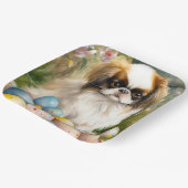 Japanisches Kinn mit Ostereiern Pappteller (Gewinkelt)