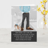 Japanisches Kinn vom Tag des Hundes-Vaters Karte (Gelbe Blume)