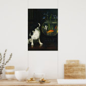 Japanisches Kino und Goldfish, Vintage Kunst Poster (Küche)