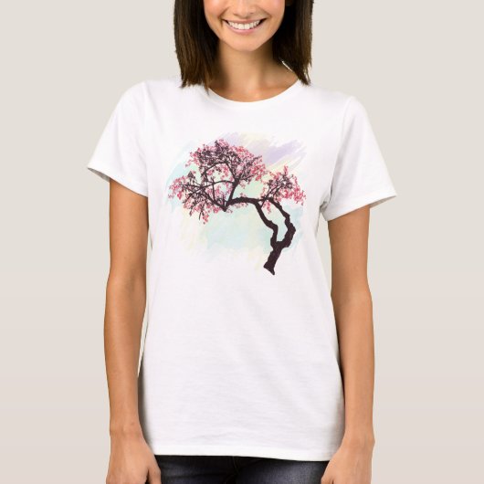 Japanisches Kirschbaum-Blüten-T-Shirt T-Shirt (Vorderseite)