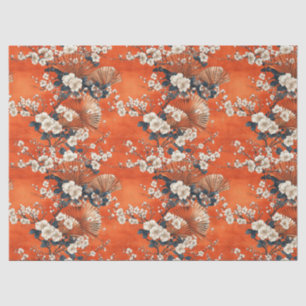 Japanisches Kirschblüten-Fächer-Muster (1) Seidenpapier