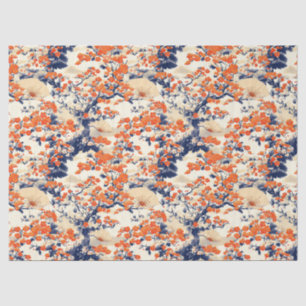 Japanisches Kirschblüten-Fächer-Muster (2) Seidenpapier