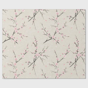 Japanisches Kirschblüten-Geschenkpapier Geschenkpapier