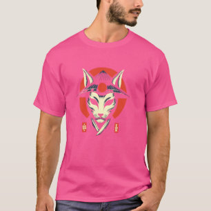 Japanisches Kitsune Maske Spirit Fox Japanisches K T-Shirt