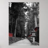 Japanisches Kloster Poster (Vorne)