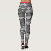 JAPANISCHES KLOUDPATTER MIT HUMMINGBIRD-LEGGINGS LEGGINGS (Rückseite)