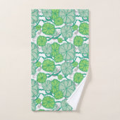 Japanisches Koi Pond Bath Handtuch Set (Handtuch)