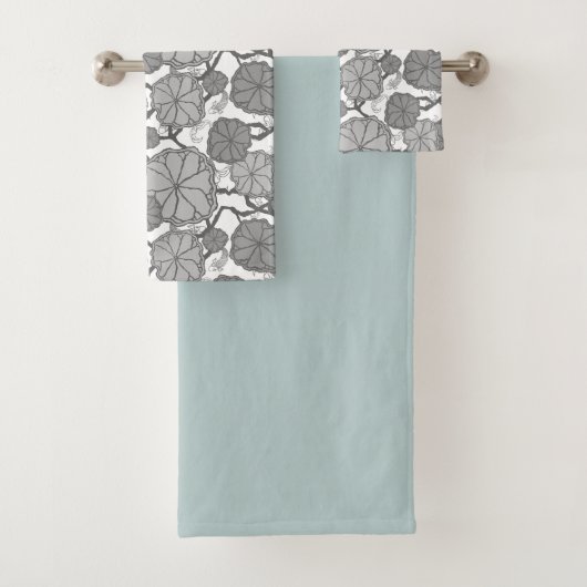 Japanisches Koi Pond Bath Handtuch Set (Insitu)