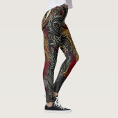 Japanisches königliches Drache-Emblem Leggings (Rechts)