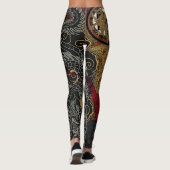 Japanisches königliches Drache-Emblem Leggings (Rückseite)