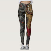 Japanisches königliches Drache-Emblem Leggings (Vorderseite)