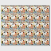 Japanisches Kran-Foto-Glanz-Verpackungs-Papier Geschenkpapier (Flach)