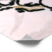 japanisches Krangevogeldesign Poster (Ecke)