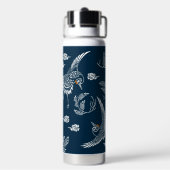Japanisches Kranichpaar Trinkflasche (Hinten)