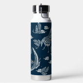 Japanisches Kranichpaar Trinkflasche (Links)