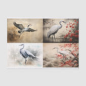 Japanisches Krankollektiv 2 Dekoupage Paper Seidenpapier (Vorderseite)