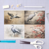 Japanisches Krankollektiv 2 Dekoupage Paper Seidenpapier (Handwerk)