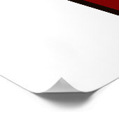 Japanisches Kranposter Poster (Ecke)