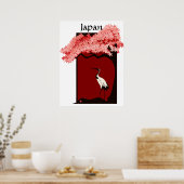 Japanisches Kranposter Poster (Küche)