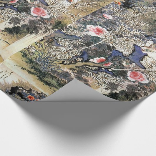 Japanisches Kunst-Packpapier Geschenkpapier (Ecke)