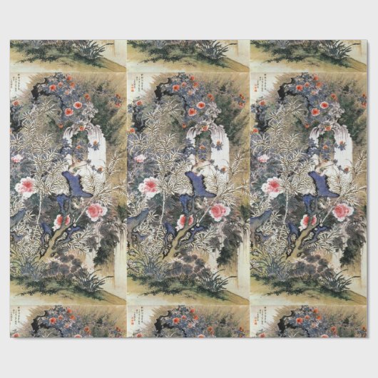 Japanisches Kunst-Packpapier Geschenkpapier (Flach)