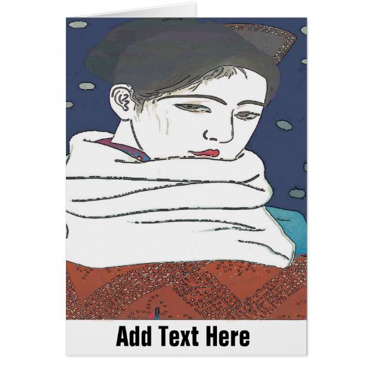 Japanisches Kunstgewerbe, Text hinzufügen (Vorne)