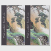 Japanisches Kunstgewohnheits-Packpapier Geschenkpapier (Flach)