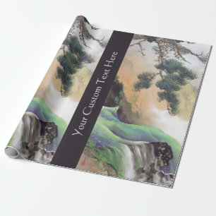 Japanisches Kunstgewohnheits-Packpapier Geschenkpapier