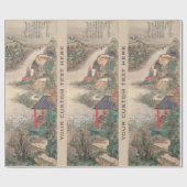 Japanisches Kunstgewohnheits-Packpapier Geschenkpapier (Flach)