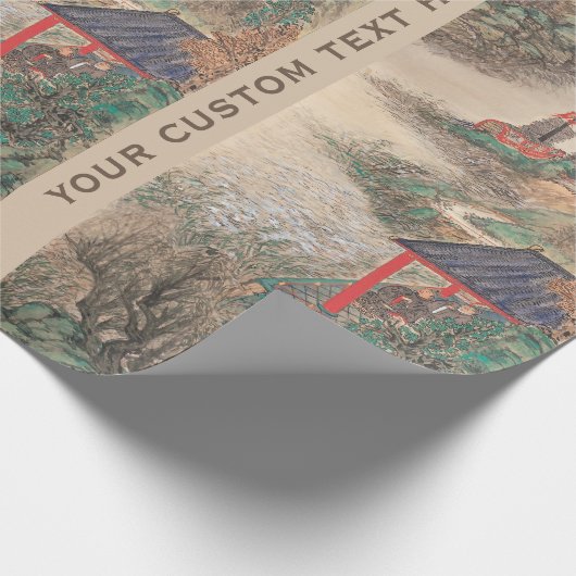 Japanisches Kunstgewohnheits-Packpapier Geschenkpapier (Ecke)