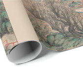 Japanisches Kunstgewohnheits-Packpapier Geschenkpapier (Rolleneckpunkt)