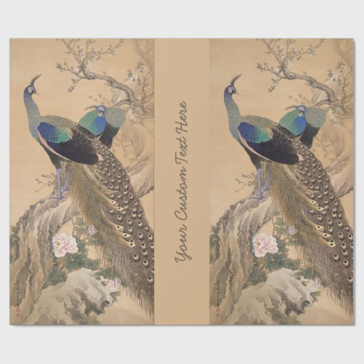 Japanisches Kunstgewohnheits-Packpapier Geschenkpapier (Flach)