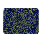 Japanisches Kunstmuster Magnet (Horizontal)