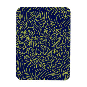 Japanisches Kunstmuster Magnet