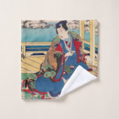 Japanisches Kunsttuch-Set Badhandtuch Set (Waschlappen)