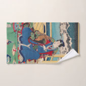 Japanisches Kunsttuch-Set Badhandtuch Set (Handtuch)