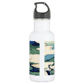 JAPANISCHES KUNSTWERK EDELSTAHLFLASCHE (Rückseite)