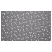 Japanisches Libellen-Muster, grau/Grau und Weiß Stoff (Fat Quarter (45,7 x 55,9 cm))