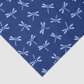 Japanisches Libellen-Muster-, Kobalt-und Seidenpapier (Ausschnitt)