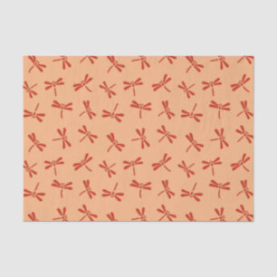Japanisches Libellen-Muster, Mandarine Seidenpapier