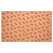 Japanisches Libellen-Muster, Mandarine Stoff (Fat Quarter (45,7 x 55,9 cm))